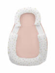 KikkaBoo babapozicionáló memóriahabos hypoallergén legurulás gátlós 60x40x8cm Rózsaszín szívecskék - perfectlife