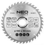 NEO TOOLS Körfűrészlap keményfém fogakkal, 190x30mm, 40 fog (57-670)