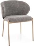 SIGNAL MEBLE Fenn étkezőszék, szürke / krém