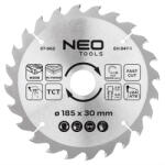 NEO TOOLS Körfűrészlap keményfém fogakkal, 185x30mm, 24 fog (57-662) - szerszamparadicsom