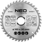 NEO TOOLS Körfűrészlap keményfém fogakkal, 185x30mm, 40 fog (55-600)