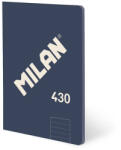 MILAN Caiet A4, 48 file, dictando, MILAN 430 albastru