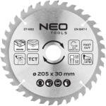 NEO TOOLS Körfűrészlap keményfém fogakkal, 205x30mm, 36 fog (57-682) - szerszamparadicsom