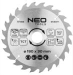 NEO TOOLS Körfűrészlap keményfém fogakkal, 190x30mm, 24 fog (57-668)