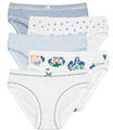 Petit Bateau Bugyik CULOTTES X 5 Kék 6 éves