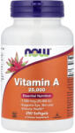 NOW Vitamina A, 25.000 IU, Now Foods, 250 softgels
