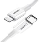 UGREEN Cablu UGREEN US171 USB C Lightning 3A 1.5m Alb UG-60748 iPhone cabluri de date (UG-60748)