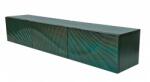 Invicta Comoda TV SCORPION 160 cm 3D suspendata din lemn de mango, turcoaz (48408)