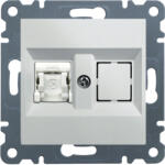 Hager Priza date 1xRJ45, Cat. 6 UTP-alb, Hager, WL2150 (WL2150)