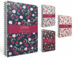 GIPTA Spirálfüzet B/5 Négyzetrácsos 120 Lapos Cherry Vegyes Mintákban (BP153901020)