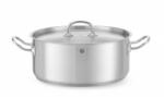 HENDI Alacsony fazék- fedővel, HENDI, Kitchen Termékcsalád, 7, 3L, ⌀280x(H)120mm (836033)