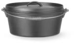 HENDI Öntöttvas edény, HENDI, 7, 2L, Fekete, ⌀310x(H)155mm (629376)