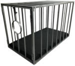 Mr Sling Fém BDSM ketrec 61, 5x111, 5x65 cm párnával, eltávolítható tetővel, 150 kg-ig támogatott