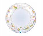 GoDan Dekorációs lufi Takara Unicorns and Rainbows 24 inch 1 db - többszínű