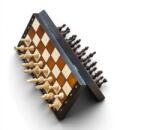 Sunrise Chess & Games Mágneses, fából készült klasszikus sakk