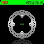NG Brake Disc Hátsó Féktárcsa Honda Cbf 500 R/x 13-21, Cbr 500R 13-21, Cb 650F 14-18