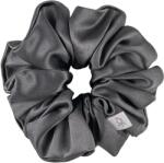 Qrown Grafit Sz 1, Selyem hajgumi, Természetes selyem, Selyem scrunchie (Jedwabna Gumka Do Włosów Grafitowa M)