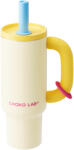Chako LAB Sticla termos Bawang Tumbler cu invelis ceramic interior - White Yellow - 1100 ml - Chako Lab