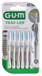 Gum & Buttler Perii interdentare Trav-Ler 2 mm, 6 bucati, Sunstar Gum