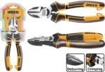 INGCO Patent taietor industrial 16cm, parghie marita, otel Cr-V, sertizare, debavurare (HHLDCP28160) - dauto Cleste