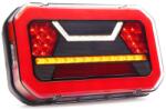 WAS Lampa spate LED combinata 12 24V, 23.7 cm, cu semnalizare dinamica, 5 functii, iluminare laterala numar inmatriculare, stanga dreapta, ECO (2560A DD P NN ECO)