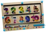 Raya Toys Дървена играчка Raya Toys - Дъска с цифри и магнитни топчета (517126077)