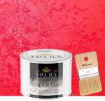 Torodecor Vopsea Decorativă Perla Luxury Roșu Intens 0, 5L cu fulgi perlați - Pensulă inclusă (PLP05020)