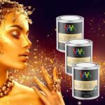 Torodecor Pachet 2 + 1 Gratuit, Glitter Cielo Stellato, sclipici in gel, Gold pentru Pietra Spaccata/Piatra Sparta, Roca, 2 X 135 ml Plus 135 ml Cadou (GLI135002X3)