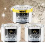 Torodecor Vopsea Decorativă de Lux Argentina - Maro Deschis | Pachet 1.5L (2×0.5L + 0.5L), Efect 3D Stelat (AR05006X3)