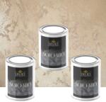 Torodecor Vopsea Decorativă de Lux Solo Mio - Cafea cu Lapte | Pachet 1.5L (2×0.5L + 0.5L), Finisaj Strălucitor Premium (SM05018X3)