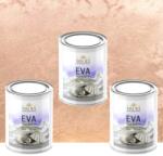 Torodecor Vopsea Decorativă de Lux Eva - Roz Prăfuit | Pachet 1.5L (2×0.5L + 0.5L), Efect perlat luminos (EM05011X3)
