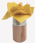 Torodecor Tampon Tondo Traks, profesional, din lemn si piele, rotund (43710)