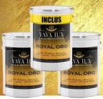 Torodecor Vopsea Decorativă de Lux Royal Oro - Auriu | Pachet 30L (2×10L + 10L), Finisaj cu Perle Aurii (RO30001)