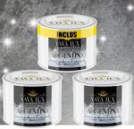 Torodecor Vopsea Decorativă de Lux Argentina - Gri Oțel | Pachet 1.5L (2×0.5L + 0.5L), Efect 3D Stelat (AR05002X3)