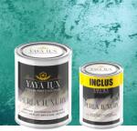 Torodecor Vopsea Decorativă Perla Luxury Verde Închis | Pachet 3L (2L + 1L) cu fulgi perlați (PL20071007)