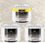 Torodecor Vopsea Decorativă Perla Luxury Bej Deschis | Pachet 1, 5L (2×0, 5L + 0, 5L) cu fulgi perlați (PL05018X3)
