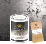 Torodecor Vopsea Decorativă Perla Luxury Negru 1L cu fulgi perlați - Pensulă inclusă (PLP1008)