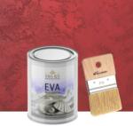 Torodecor Set Vopsea decorativa de Lux, Eva Madreperla cu Fulgi de Sticla, Visiniu, 1 L si Pensula, 70 mm (EMP1025)