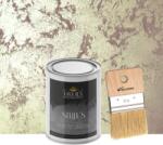 Torodecor Vopsea Decorativă de Lux Sirius, Bej Gold, Finisaj Perlat cu Perle de Sticlă, 0.5L + Pensulă Inclusă (SIP05003)