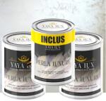 Torodecor Vopsea Decorativă Perla Luxury Alb Perlat | Pachet 6L (2x2L + 2L) cu fulgi perlați (PL6001)