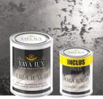 Torodecor Vopsea Decorativă Perla Luxury Negru | Pachet 3L (2L + 1L) cu fulgi perlați (PL20081008)