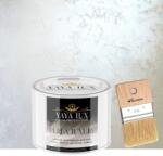 Torodecor Vopsea Decorativă Perla Luxury Alb Perlat 0, 5L cu fulgi perlați - Pensulă inclusă (PLP05001)