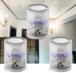 Torodecor Vopsea Decorativă de Lux Eva - Alb Perlat | Pachet 1.5L (2×0.5L + 0.5L), Efect perlat luminos (EM05001X3)