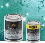 Torodecor Vopsea Decorativă de Lux Argentina - Verde Metalizat | Pachet 3L (2L + 1L), Efect 3D Stelat (AR20151015)