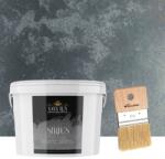 Torodecor Vopsea Decorativă de Lux Sirius, Negru, Finisaj Perlat cu Perle de Sticlă, 2L + Pensulă Inclusă (SIP2010)