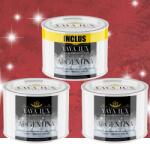 Torodecor Vopsea Decorativă de Lux Argentina - Vișiniu | Pachet 1.5L (2×0.5L + 0.5L), Efect 3D Stelat (AR05020X3)