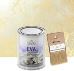 Torodecor Vopsea Decorativa de Lux, Eva Madreperla, Crem, cu Fulgi de Sticla, 0, 5 Litri si Pensula 70 mm, YaYa Color (EMP05020)