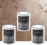 Torodecor Vopsea Decorativă de Lux Solo Mio - Maro Cafeniu | Pachet 1.5L (2×0.5L + 0.5L), Finisaj Strălucitor Premium (SM05007X3)