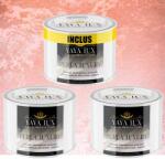 Torodecor Vopsea Decorativă Perla Luxury Sunset | Pachet 1, 5L (2x0, 5L + 0, 5L) cu fulgi perlați (PL05009X3)