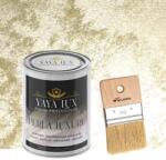 Torodecor Vopsea Decorativă Perla Luxury Verde Fistic 1L cu fulgi perlați - Pensulă inclusă (PLP1003)